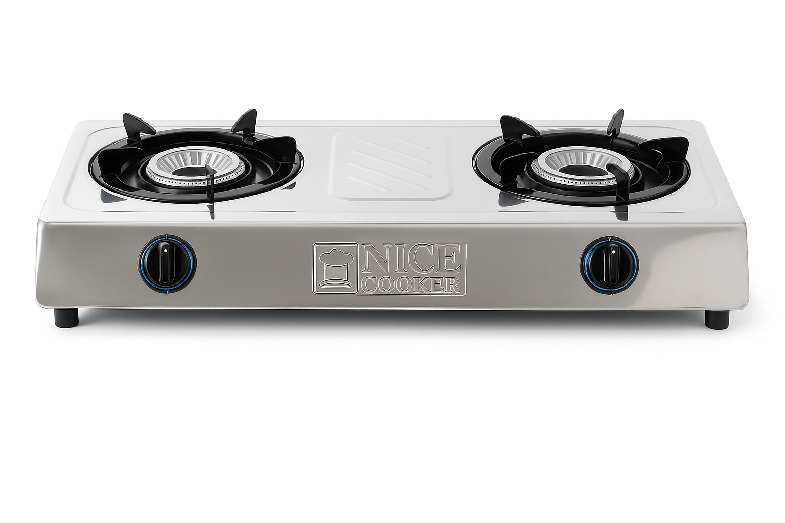 2 Burner gas stove (stainless steel)